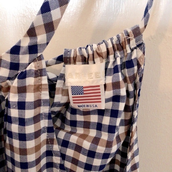 PETITE Carleen Checker Halter Romper - Picture 8 of 10